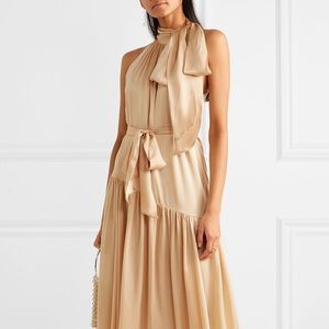 Zimmermann Super Eight Champagne Silk Halter AUS Sz 0 (2-4)